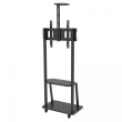 Techly Mobile TV stand 32-70 inches 60kg with a shelf