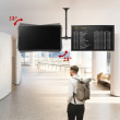 Maclean Double Tv ceiling mount MC-111 B