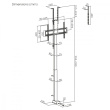 Maclean Maclean electric TV mou nt MC-125 up to 60kg