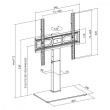 Maclean Maclan universal TV sta nd. MC-1240