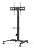 Techly Mobile LCD/LED stand 32-70 inches, 40 kg with a shelf