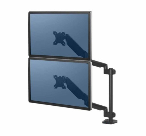 Fellowes Ergonomics arm for 2 vertical monitors - Platinum series