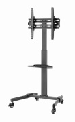 Gembird TVS-55T-01 TV floor stand with caster wheels (tilt), 32