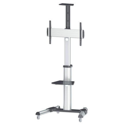 Manhattan TV & Monitor Mount, Trolley Stand, 1 screen, Screen Sizes: 37-65 Manhattan TV & Monitor Mount, Trolley Stand, 1 screen, Screen Sizes: 37-65