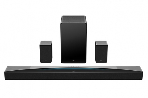 TCL Q Q85H Class 7.1.4 Channel Sound Bar with Dolby Atmos, Wireless Subwoofwer, and Wireless Surround Speakers