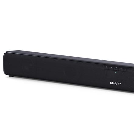 Sharp | HT-SB110 2.0 Slim Soundbar | Black | No | Bluetooth | HDMI, Optical, Bluetooth | 90 W | Wireless connection