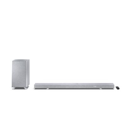 Sharp | 5.1.2 Dolby Atmos/DTS:X Soundbar with Wireless Subwoofer | HT-SBW55121(SL) | 650 W | Bluetooth | Silver | Wireless connection HT-SBW55121(SL)