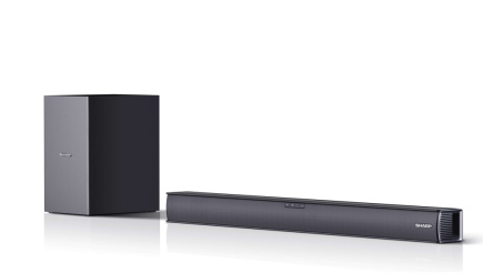 Sharp HT-SB182 2.1 Soundbar, 160W Slim Bluetooth Soundbar with Wireless Subwoofer