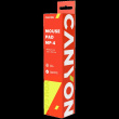 CANYON MP-4, Mouse pad,350X250X3MM,Multipandex,fully Черный with our logo (non gaming),blister cardboard