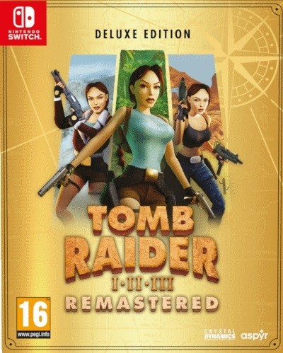 Cenega Game Nintendo Switch Tomb Raider I-III Remastered Lara Croft: Deluxe Edition