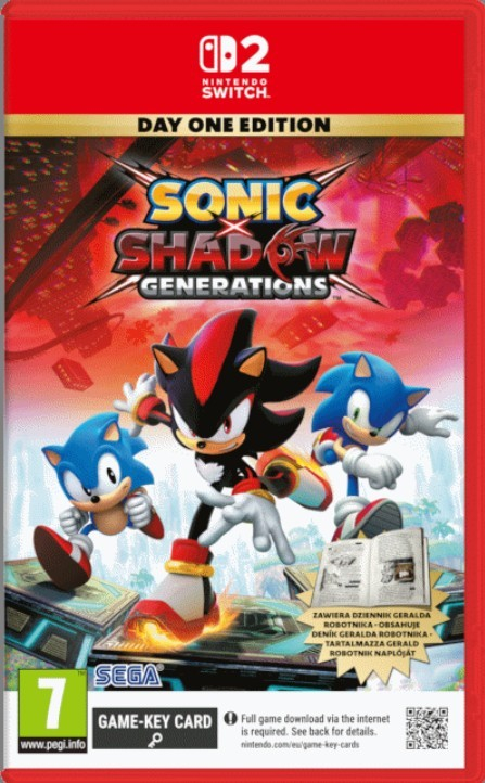Cenega Game Nintendo Switch 2 Sonic X Shadow Generations