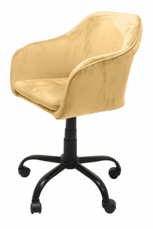 Topeshop FOTEL MARLIN ŻÓŁTY office/computer chair Padded seat Padded backrest