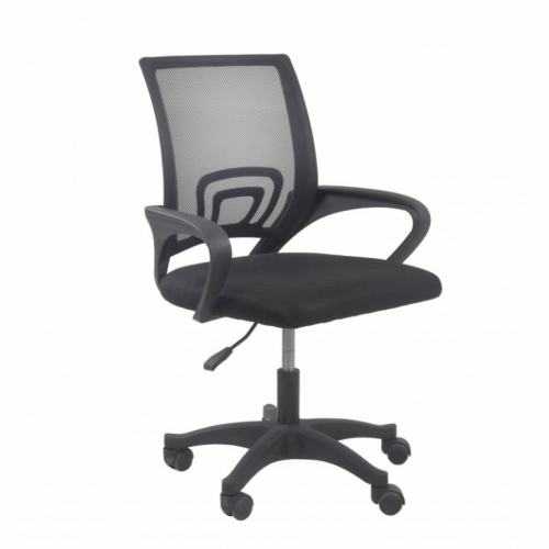 Topeshop FOTEL MORIS CZERŃ office/computer chair Padded seat Mesh backrest