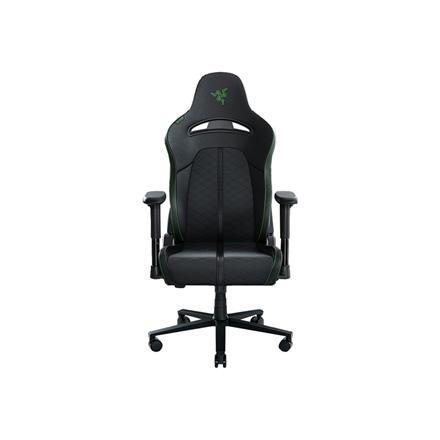 Razer Enki X Ergonomic Gaming Chair EPU Synthetic Leather; Steel; High density Polyurethane Moulded Foam | Black/Green RZ38-03880100-R3G1
