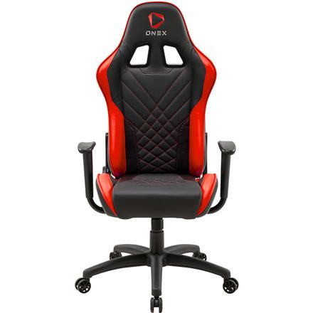 Onex PVC; Nylon caster; Metal | Onex | Gaming Chair | ONEX GX220 | Black/ red ONEX-GX220AIR-BR