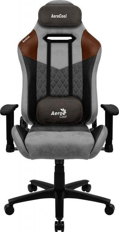 Aerocool DUKE AeroSuede Universal Gaming Chair Black, Brown, Grey