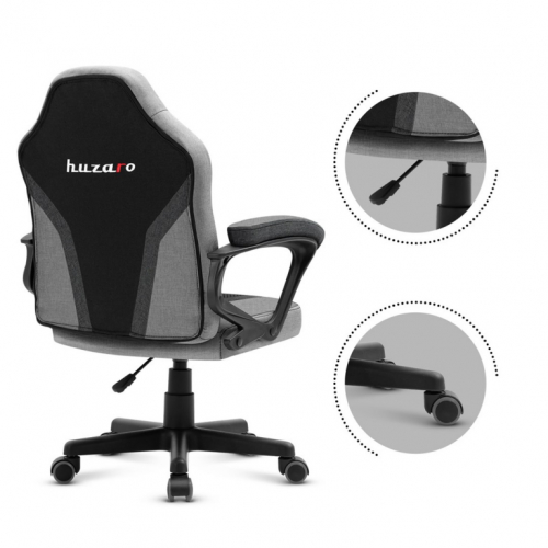 Gaming Chair for children Huzaro HZ-Ranger 1.0 Gray Mesh, gray and black