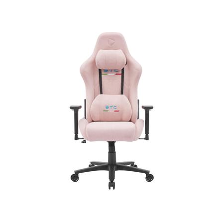 Onex Short Pile Linen; Metal; Nylon base | Gaming Chairs | STC Snug L Series | Pink ONEX-STC-S-L-PK