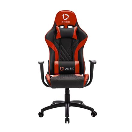 Onex PVC; Nylon caster; Metal | Onex | Gaming chairs | GX2 Series | Black/Red ONEX-GX2-BR