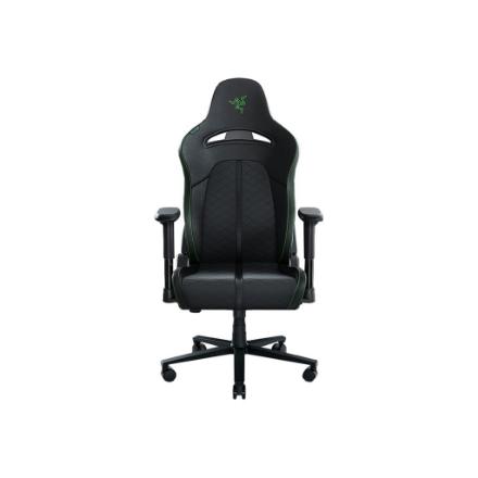 Razer Ergonomic Mängutool  Enki X EPU Synthetic Leather; Steel; High density Polyurethane Moulded Foam | Black/Green RZ38-03880100-R3G1