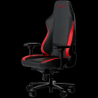 LORGAR Embrace 533, Mängutool , PU eco-leather, 1.8 mm metal frame, multiblock mechanism, 4D armrests, 5 Star aluminium base, Class-4 gas lift, 75mm PU casters, Black + red