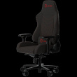 LORGAR Ace 422, Gaming Chair, Anti-stain durable fabric, 1.8 mm metal frame, multiblock mechanism, 4D armrests, 5 Star aluminium base, Class-4 gas lift, 75mm PU casters, Black + red