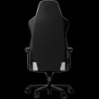 LORGAR Base 311, Gaming Chair, PU eco-leather, 1.8 mm metal frame, multiblock mechanism, 4D armrests, 5 Star aluminium base, Class-4 gas lift, 75mm PU casters, Black + white