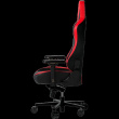 LORGAR Base 311, Gaming Chair, PU eco-leather, 1.8 mm metal frame, multiblock mechanism, 4D armrests, 5 Star aluminium base, Class-4 gas lift, 75mm PU casters, Black + red