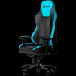 LORGAR Base 311, Gaming Chair, PU eco-leather, 1.8 mm metal frame, multiblock mechanism, 4D armrests, 5 Star aluminium base, Class-4 gas lift, 75mm PU casters, Black + blue