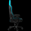 LORGAR Base 311, Gaming Chair, PU eco-leather, 1.8 mm metal frame, multiblock mechanism, 4D armrests, 5 Star aluminium base, Class-4 gas lift, 75mm PU casters, Black + blue