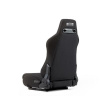 Next Level Racing | Premium PU Leather | Reclining Seat | ERS3 Elite PU Leather & Suede Edition | Black NLR-E051