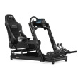 Next Level Racing | Premium PU Leather | Reclining Seat | ERS3 Elite PU Leather & Suede Edition | Black NLR-E051