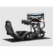 Next Level Racing | Steel | Racing Simulator Cockpit | F-GT Pro Formula and GT Grey Edition | Grey NLR-R003