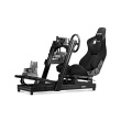 Next Level Racing | Aluminum | Racing Simulator Cockpit | GTElite Front and Side Mount Edition | Black NLR-E023