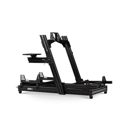Next Level Racing | Aluminum | Racing Simulator Cockpit | GTElite Front and Side Mount Edition | Black NLR-E023