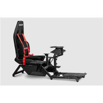 Next Level Racing | Flight Simulator Cockpit | Black and Red NLR-S018