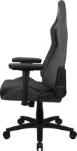 Aerocool CROWNASHBK, Ergonomic Mängutool , Adjustable Cushions, AeroWeave Technology, Black