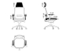SPECTRUM ergonomic office chair black