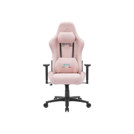 Onex Short Pile Linen; Metal; Nylon base | Gaming Chairs | STC Snug L Series | Pink ONEX-STC-S-L-PK