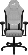 Aerocool CROWNASHGR, Ergonomic Mängutool , Adjustable Cushions, AeroWeave Technology, Grey