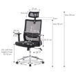 Techly ICA-CT MC021 office/computer chair Padded seat Mesh backrest