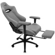 Aerocool ROYALASHGR Premium Ergonomic Mängutool  Legrest Aeroweave Technology Grey