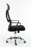 Topeshop FOTEL NIGEL CZERŃ office/computer chair Padded seat Mesh backrest