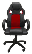 Topeshop FOTEL ENZO CZER-CZAR office/computer chair Padded seat Padded backrest