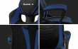 Huzaro FORCE 2.5 BLUE MESH Gaming armchair Mesh seat Black, Blue