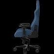 LORGAR Ace 422, Gaming Chair, Anti-stain durable fabric, 1.8 mm metal frame, multiblock mechanism, 4D armrests, 5 Star aluminium base, Class-4 gas lift, 75mm PU casters, Blue
