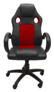 Topeshop FOTEL ENZO CZER-CZAR office/computer chair Padded seat Padded backrest