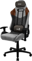 Aerocool DUKE AeroSuede Universal Gaming Chair Black, Brown, Grey