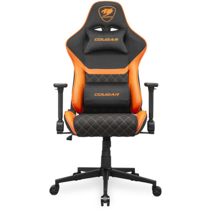 COUGAR Gaming-Stuhl Armor One V2 F, PVC/Stoff,Schwarz/Orange