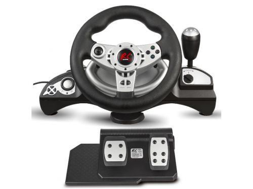 NanoRS RS700 Gaming Controller Black, Silver USB Steering wheel Analogue / Digital Android, PC, PlayStation 4, Playstation 3, Xbox One.